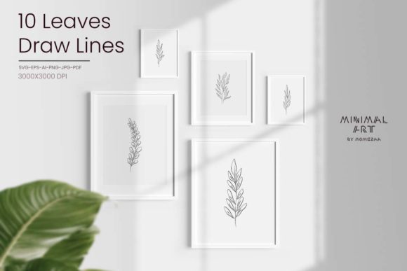10 Hand-Drawn Flowers and Leaves SVG/PNG for Authentic Design