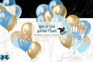 Blue and Gold Balloons Clipart: A Designer's Guide to Festive Graphics