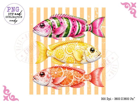 Creative Freedom with Whimsical Preppy Coastal Fish PNG