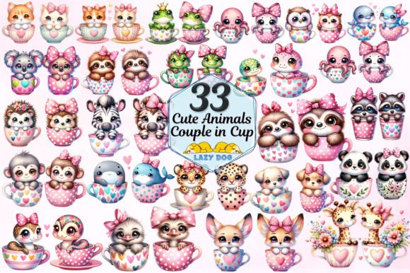Cute Animals Couple in Cup Sublimation: A Complete Guide