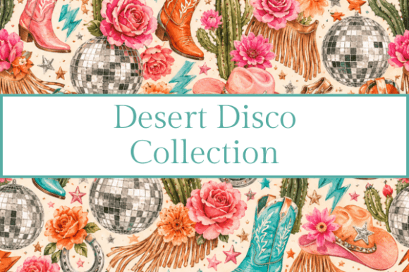 Desert Disco Watercolor Clipart: Your Creative Toolkit