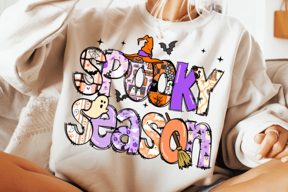 Preppy Spooky Season PNG: Your Go-To Design Asset for Autumn Projects