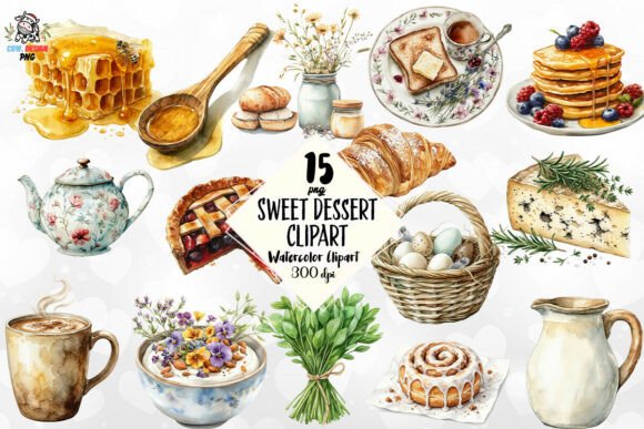 Sweet Dessert Clipart PNG: Elevate Your Creative Projects