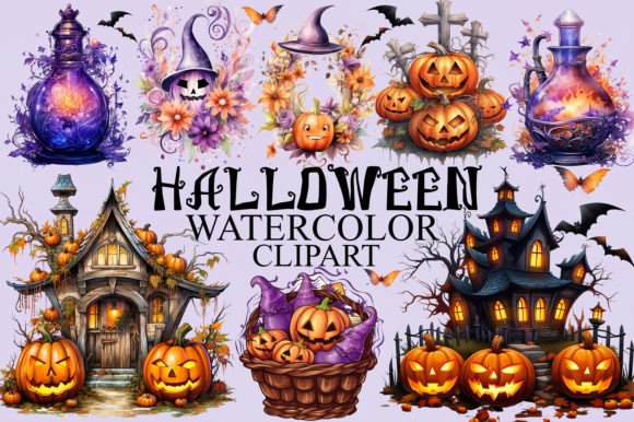 Unwrap Creative Magic with Halloween Collection Sublimation Clipart