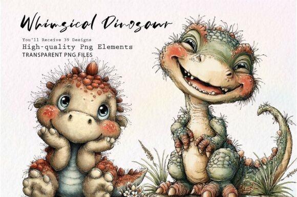 Whimsical Dinosaur PNG Clipart: Unleash Creative Charm